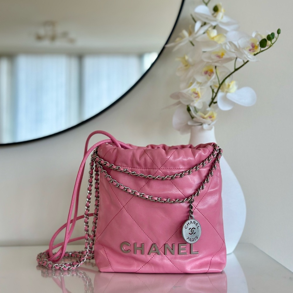 CHANEL Pink Mini Hobo